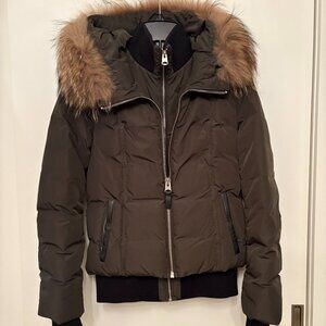 Mackage Romane Bomber Style Down Jacket Size:Small "In Excellent Condition"